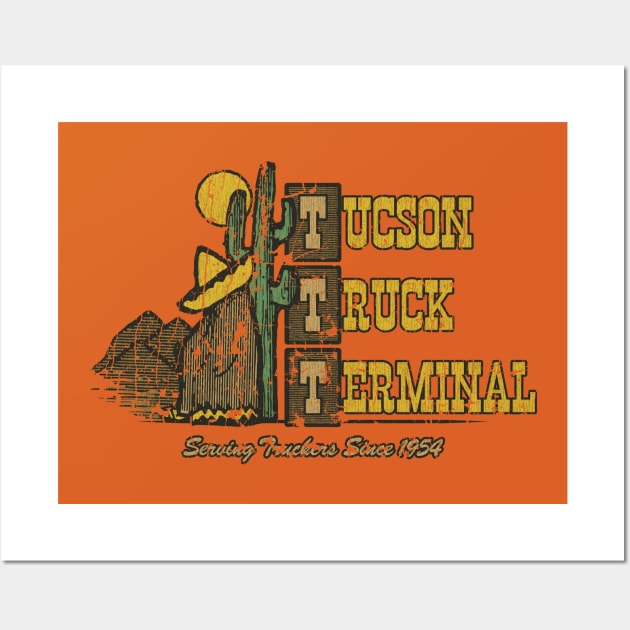 Tucson Truck Terminal 1954 Wall Art by JCD666